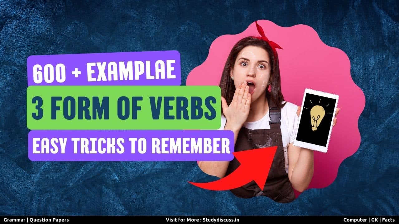 Three Forms of Verbs